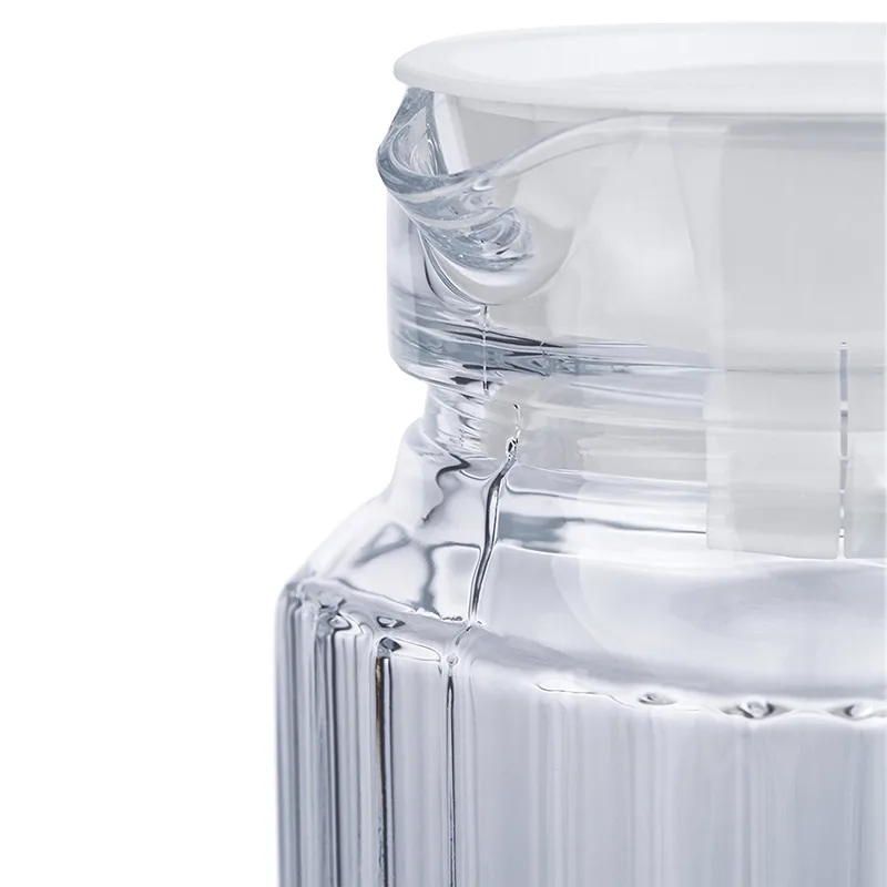 Luminarc Jug Quadro Fridge 0.5L with White Lid V3615/V4067