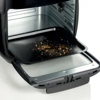 Kenwood Airfryer 11l Manual with Oven 4 in 1 Fry, Grill, Roast and Bake 2000w Hfp90.000bk - 60 Mins Timer With Rosting Function Removable Tray And Glass Door