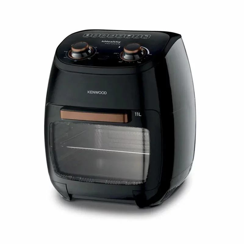 Kenwood Airfryer 11l Manual with Oven 4 in 1 Fry, Grill, Roast and Bake 2000w Hfp90.000bk - 60 Mins Timer With Rosting Function Removable Tray And Glass Door