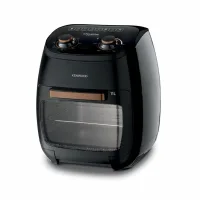 Kenwood Airfryer 11l Manual with Oven 4 in 1 Fry, Grill, Roast and Bake 2000w Hfp90.000bk - 60 Mins Timer With Rosting Function Removable Tray And Glass Door
