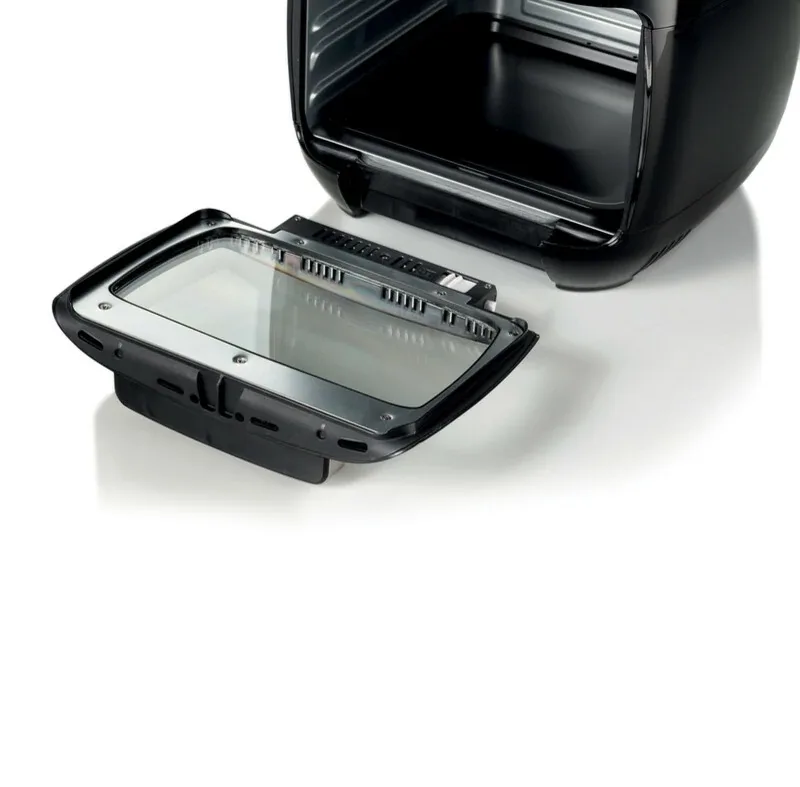 Kenwood Airfryer 11l Manual with Oven 4 in 1 Fry, Grill, Roast and Bake 2000w Hfp90.000bk - 60 Mins Timer With Rosting Function Removable Tray And Glass Door