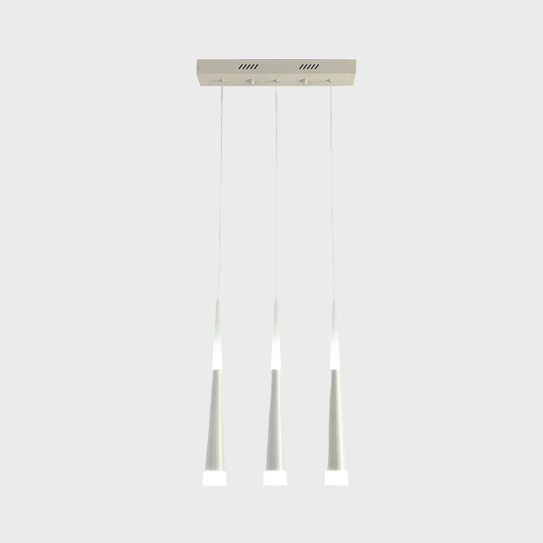Tronic Three Colour LED Hanging Light White 2021-03