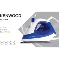 Kenwood Steam Iron 130ml Tank Dry and Spray Function 1100w Stp01.000wb - Automatic Temperature Technology Ceramic Non Stick Plate Steam Adjustment Selector