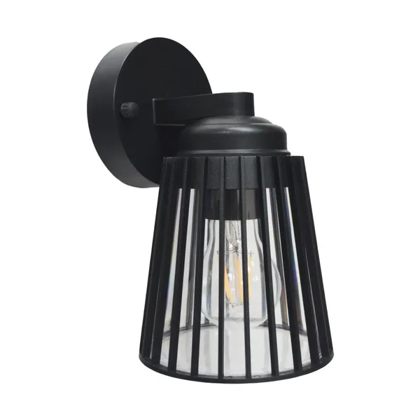 Tronic Modern Exterior Wall Lamp - E27 Black