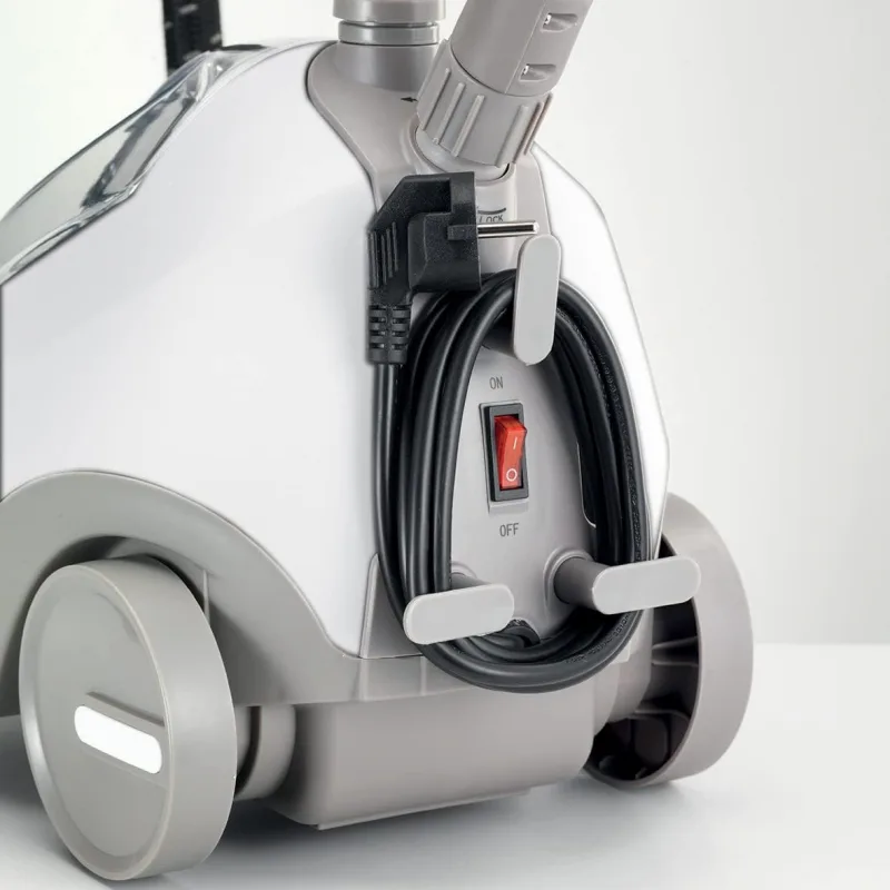 Kenwood Garment Steamer 2l Tank Suit Hanger 1500w Gsp65.000wh - Hand Cord Device Storage Folding Rack Telescopic Pole Rotary Wheels