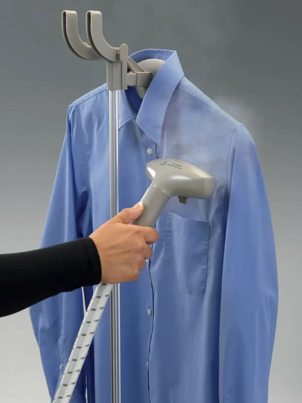 Kenwood Garment Steamer 2l Tank Suit Hanger 1500w Gsp65.000wh - Hand Cord Device Storage Folding Rack Telescopic Pole Rotary Wheels