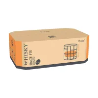 Ocean Traze FTR Double Rock Glass 350ml 3P0366306G0002 (Set of 6pcs)