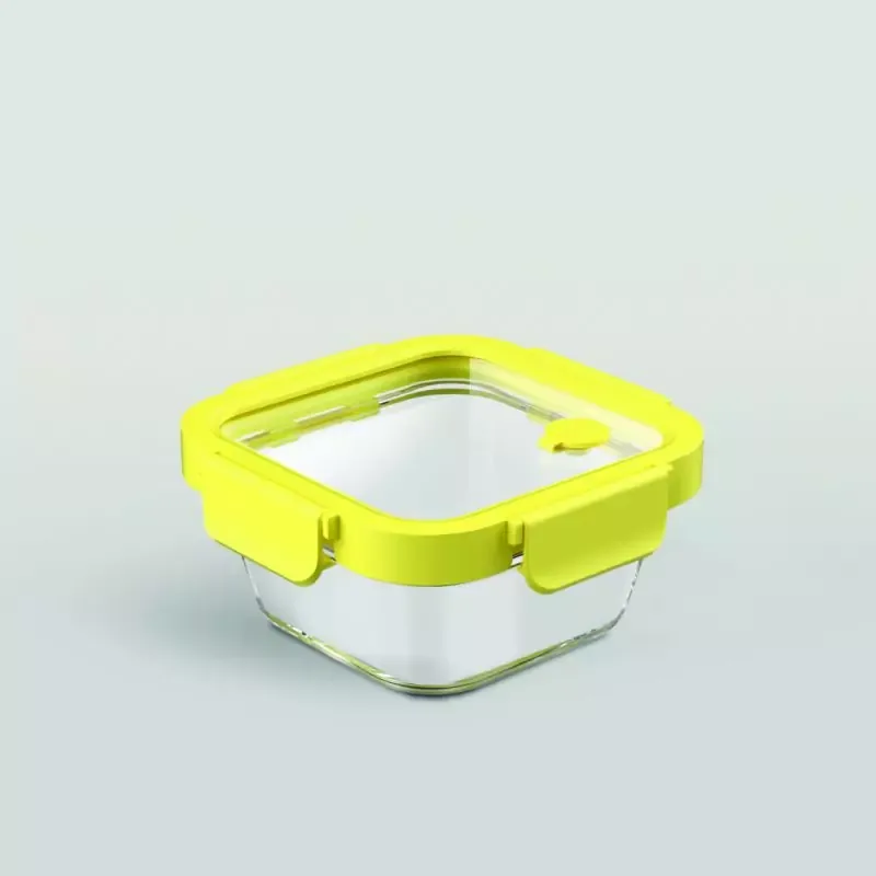 Ocean Rego Food Container Box, Square, Yellow Fizz 520ml 4GP003C018C02