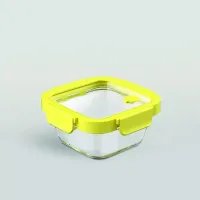 Ocean Rego Food Container Box, Square, Yellow Fizz 520ml 4GP003C018C02