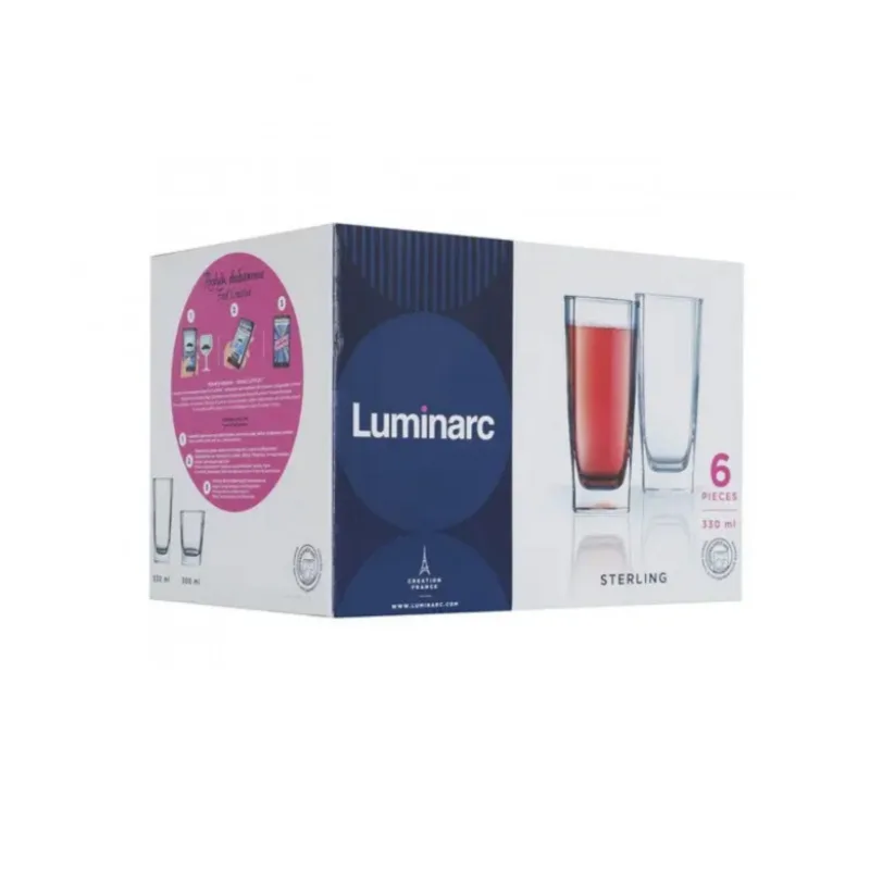 Luminarc Sterling Tumbler 330ml 6pcs Fh N0769