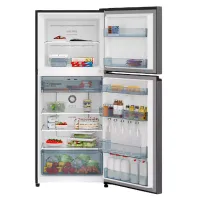 Hitachi Double Door Refrigerator 379L Dual Sense Cooling Modular Ice Maker Elegant Inox HRTN6379SXGF