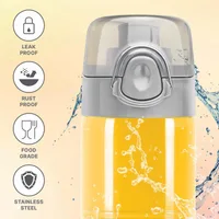 MILTON Vogue 750 Stainless Steel Water Bottle with One Touch Safety Lock, 750 ml