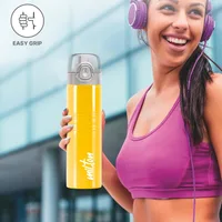 MILTON Vogue 750 Stainless Steel Water Bottle with One Touch Safety Lock, 750 ml