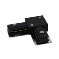 Tronic Black Tracklight Connector with 2 Wires