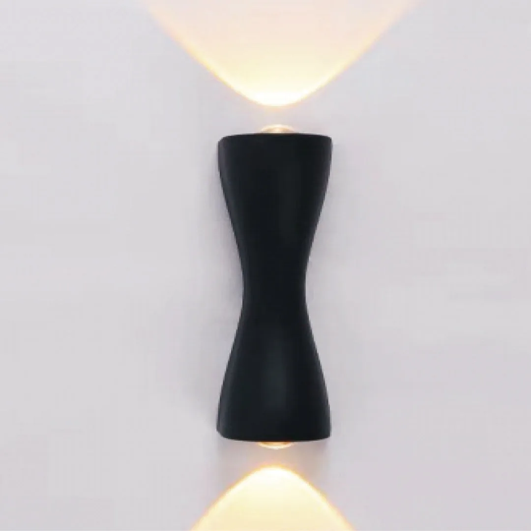 Tronic Black Lantern Outdoor LED Warm White Light