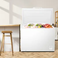Hisense Chest Freezer 297L Multimode Function, Energy Saving, Spring-load Hinges, Defrost Drain, Handle, Aluminum, Super Freezer, Lock, White H395CF