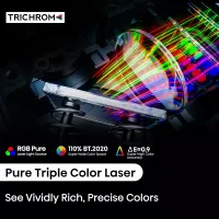 Hisense C2 Ultra 4K UHD Laser TV, Triple Color RGB Mini Projector, 65 to 300 Inch Display, 3000 ANSI Lumens, Dolby Vision