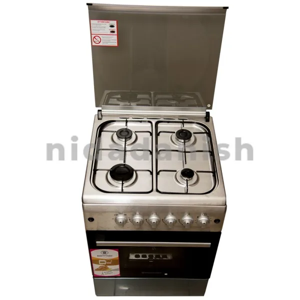 Westpoint Cooker 60x60cm Full Gas 4 Gas Burners Auto Inox WCLR6640G0I