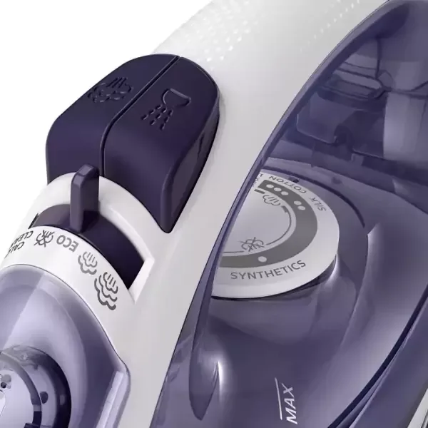 Philips Steam Iron Easy Speed 2000W 220ml, Steam Boost up to 100g, Calc Clean Slider, Ceramic Soleplate, Drip Stop GC1752