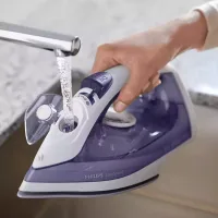 Philips Steam Iron Easy Speed 2000W 220ml, Steam Boost up to 100g, Calc Clean Slider, Ceramic Soleplate, Drip Stop GC1752