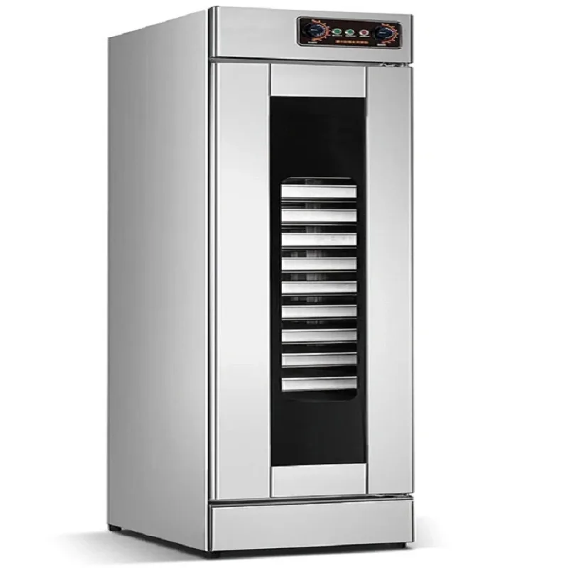 Commercial Dough Prover 16-Tray, 2.6kW High-Efficiency Fermentation Cabinet, 40kg/h Industrial Bread Prover FJ-16