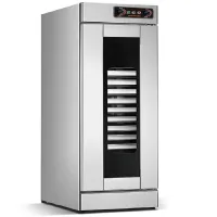 Commercial Dough Prover 16-Tray, 2.6kW High-Efficiency Fermentation Cabinet, 40kg/h Industrial Bread Prover FJ-16