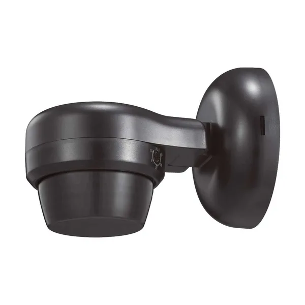 Tronic Infrared Motion Sensor - 360° Detection, Wall Mount, Black