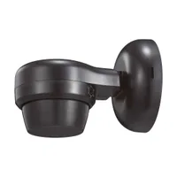 Tronic Infrared Motion Sensor - 360° Detection, Wall Mount, Black