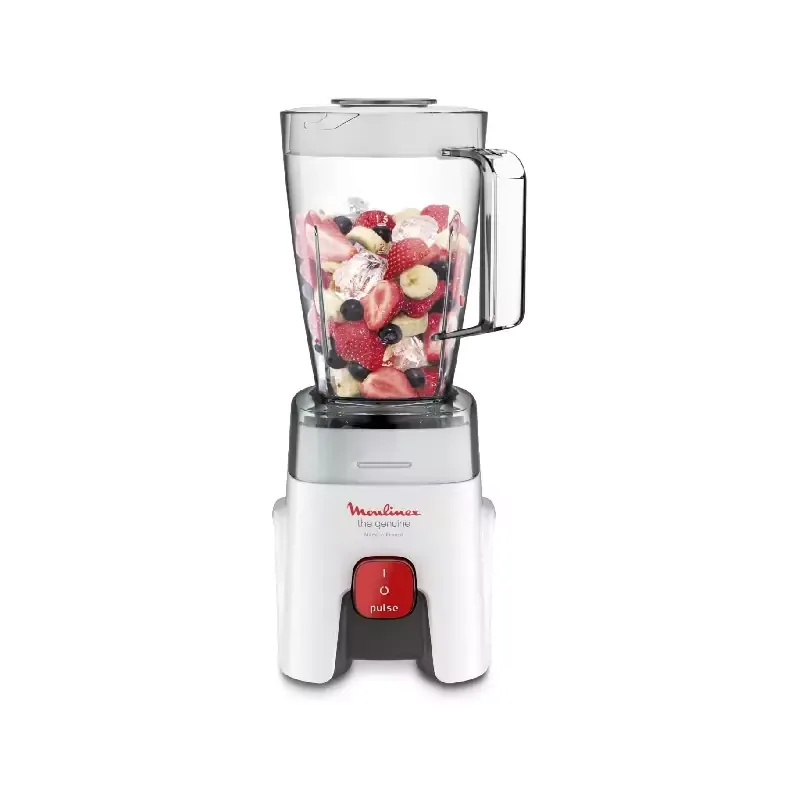 Moulinex Kitchen Blender 500W 1.75L The Genuine with 2 Mills, One Speed & Pulse Function LM242B28 (France)