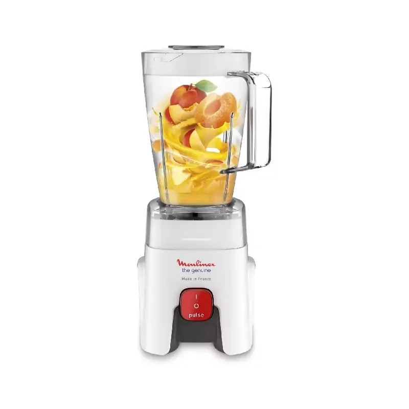 Moulinex Kitchen Blender 500W 1.75L The Genuine with 2 Mills, One Speed & Pulse Function LM242B28 (France)