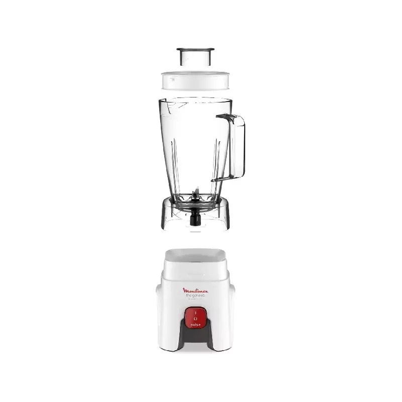 Moulinex Kitchen Blender 500W 1.75L The Genuine with 2 Mills, One Speed & Pulse Function LM242B28 (France)