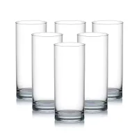 Ocean Glass 6pcs Fin Line Hi Ball 355ml Drink Tumbler 1B01213
