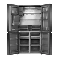 Hisense Refrigerator 536L French Door, LED Screen, WiFi, Triple Zone Inverter, Antibacterial Interior H750FSB-IDLS