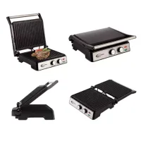 Silverdome Panini Grill 4 Slice 1800W PAG-200