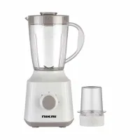 Nikai Blender 1.5l with Dry Grinder 300w Nb1700t3 Unbreakable Jar Stainless Steel Blades 2 Speeds With Pulse
