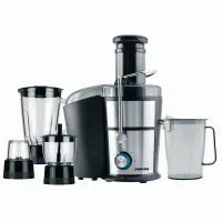 Nikai Juicer Extractor 2l 4 in 1 Juicer Blender Mixer Grinder 800W NFP881G 2 Speed With Pulse Function With Glass Jars Stainless Steel Housing Filter And Blade