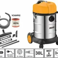 Ingco Drum Vacuum Cleaner Wet & Dry 30L 1400W Blower Function VC14301