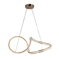 Tronic Golden Twin Curve Pendant Light - 100W LED
