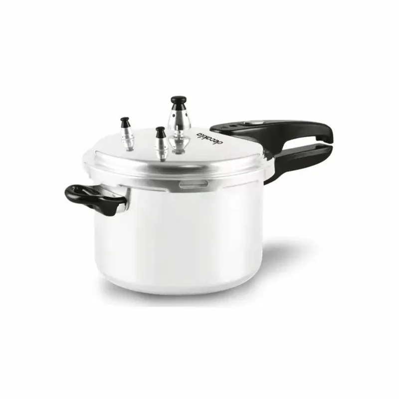 Decakila Pressure Cooker 7l Outer Lid Aluminium Ergonomic Bakelite Handle Kmer019m