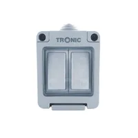 Tronic Waterproof 2 Gang 2 Way Switch