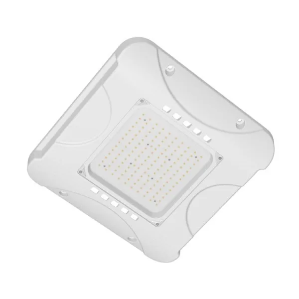 Tronic 100W LED Canopy Light - Durable Outdoor Ceiling Fixture (White)