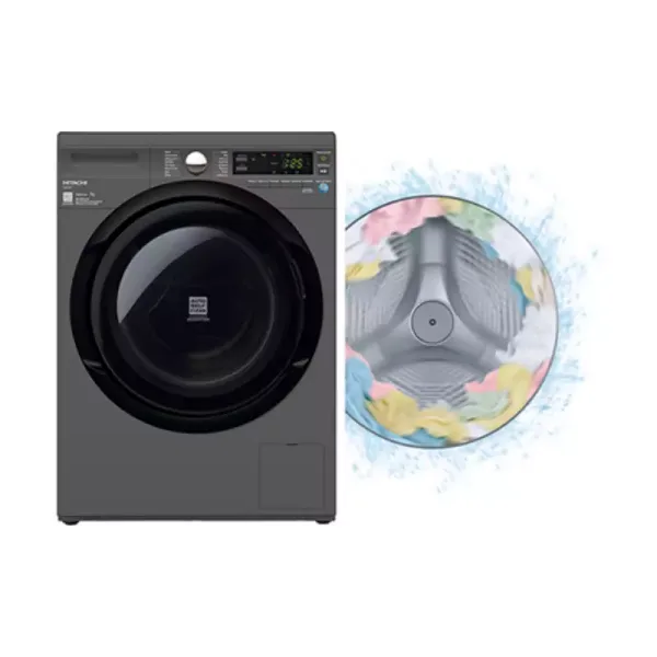Hitachi Washing Machine 9kg Fully Automatic, Front Load BD-90XFV