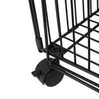 Nadstar Storage Rack Stainless Steel 3 Layers with Wheels Kitchen Standing Storage Rack HP22-029H