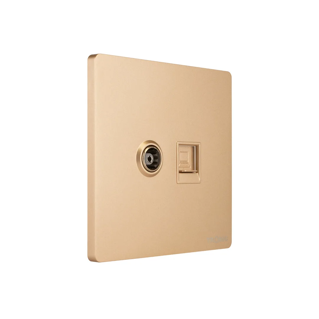 Tronic Gold - TV and Data Socket