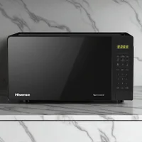 Hisense Digital Microwave Oven 20L 700W with Child Safety Lock, 11 Power Levels, Black H20MOBS15