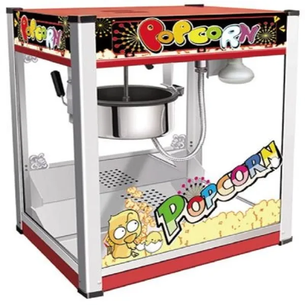 Commercial Electric Popcorn Machine, 16oz High-Capacity Professional Popper, Industrial 2.34kW Theater-Style Popcorn Maker HP-16A