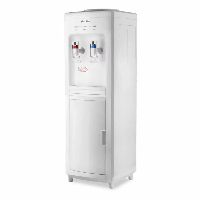Decakila Water Dispenser 2 Taps Top Load with Cabinet Kewf002b hot and cold compressor cooling aniti spill system anti bacteria