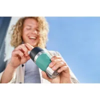 Tefal Travel Mug 0.3L Double Wall Stainless Steel Twist Green Insulated Leak Proof N2160310
