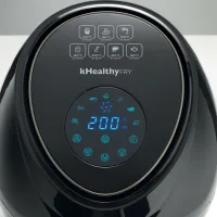 Kenwood Airfryer 5.5l Digital Touch Screen 4 in 1 Fry, Grill, Roast and Bake 1800w Hfp50.000bk - 60 Mins Timer With Rosting Function Adjustable Temperature Touch Screen Display Auto Shut Off