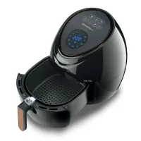 Kenwood Airfryer 5.5l Digital Touch Screen 4 in 1 Fry, Grill, Roast and Bake 1800w Hfp50.000bk - 60 Mins Timer With Rosting Function Adjustable Temperature Touch Screen Display Auto Shut Off